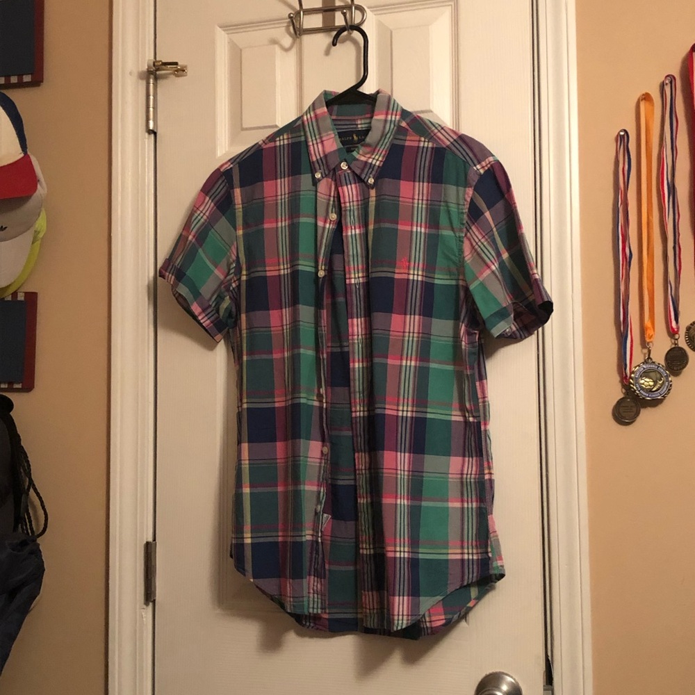 Short sleeve polo shirt